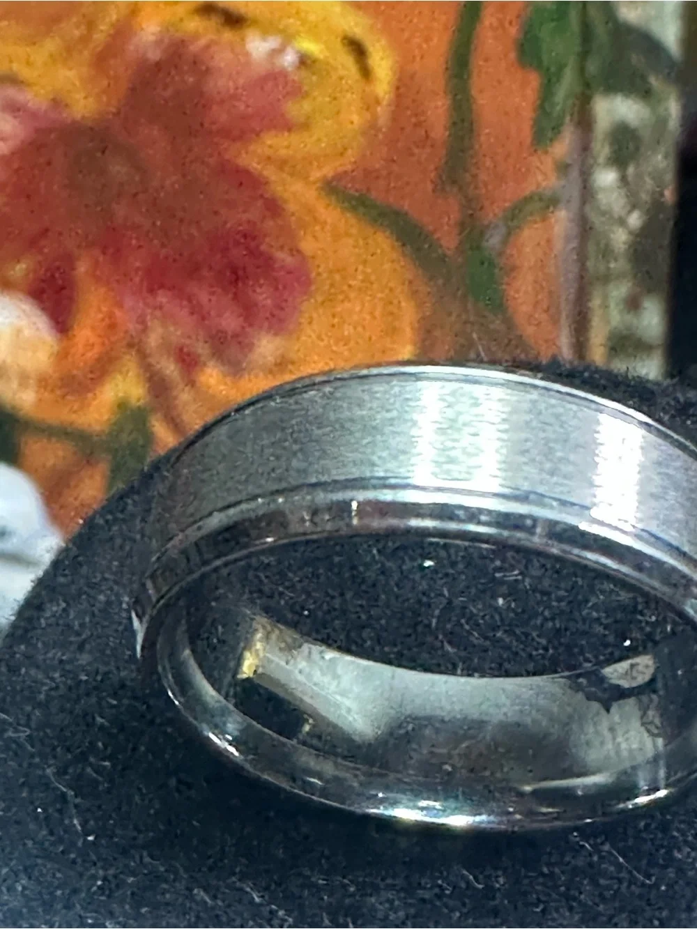 Men's Brushed Silver Tone Band Ring - Classic Men's Accessory